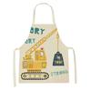 Car Pattern Children's Apron Vehicle Theme Printed Apron New Cleaning Clothes  Home Use