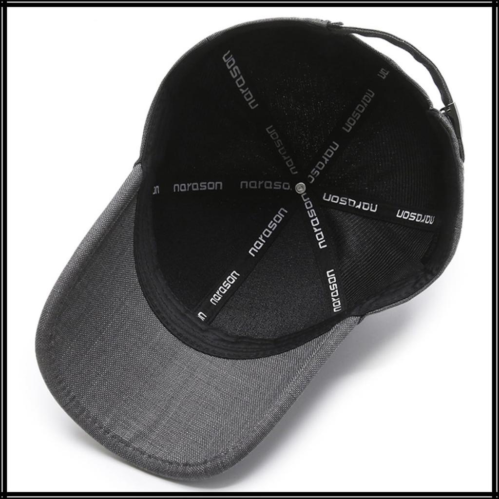 Baseball Dome CZA475 [White Fang] Hat, Cap, Men's, Cap, Embroidered, Logo, Sunshade, Casual, Shape, Spring, Summer, Autumn, Men's, (Light Gray)