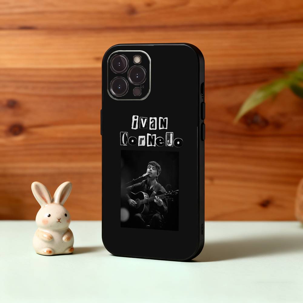 

I-Ivan C-Cornejo Rapper Phone Case For iPhone17,16,15,14,13,12Plus,Pro Max,XS,5G Soft Silicone Black Cover iPhone16e