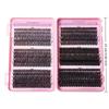 Natural Cluster Lashes Kit 30D-100D Segmented D Curl Eyelash Extension Eyelash Grafting Individual False Eyelashes Fluffy Makeup