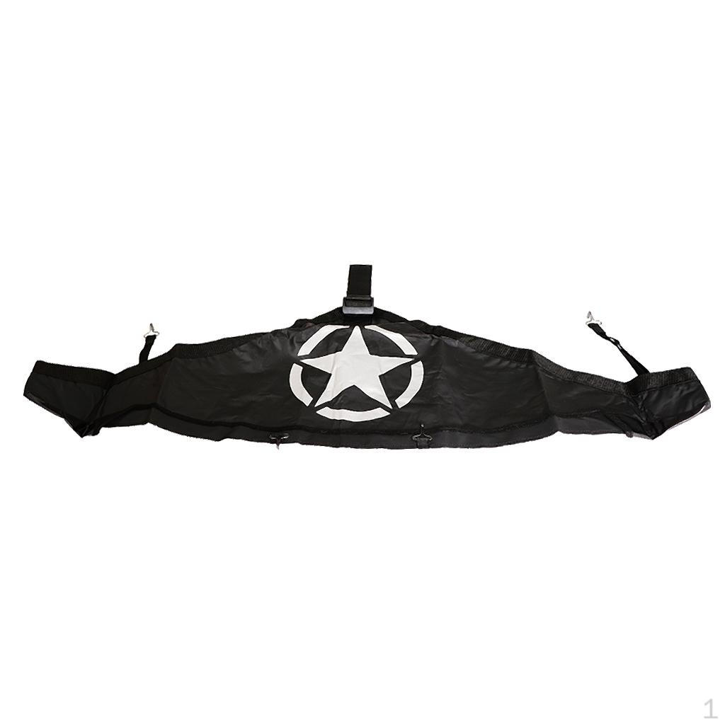 Car Front Side Cover Covers Black Stars