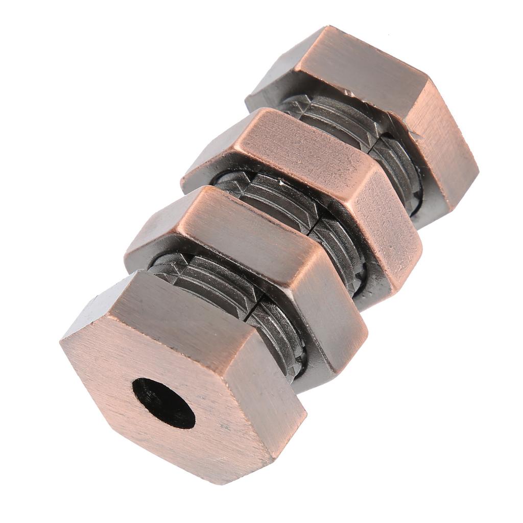 Vintage Alloy Unlocking Toy Stress Relief Adult Intellectual Lock Educational Toy Gift