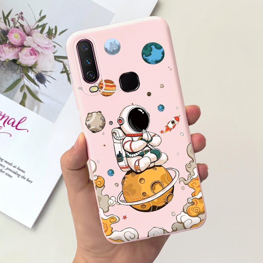 For Vivo Y12 Case Vivo Y15 Y17 1902 1904 Cute Fashion Cartoon Cover Soft Silicone Phone Case For Vivo Y15 Y 12 17 VivoY12 Fundas
