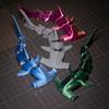 3D Printed Hammerhead Shark Ornament With Movable Joints Creative Plaything For Kids Trendy Birthday Present Idea