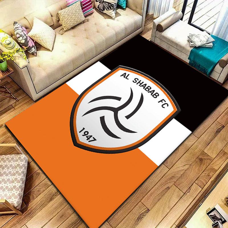 Al-Shabab FC Carpet Rug for Living Room Bedroom Home Sofa Decoration,Kids play Non-slip Floor Mat