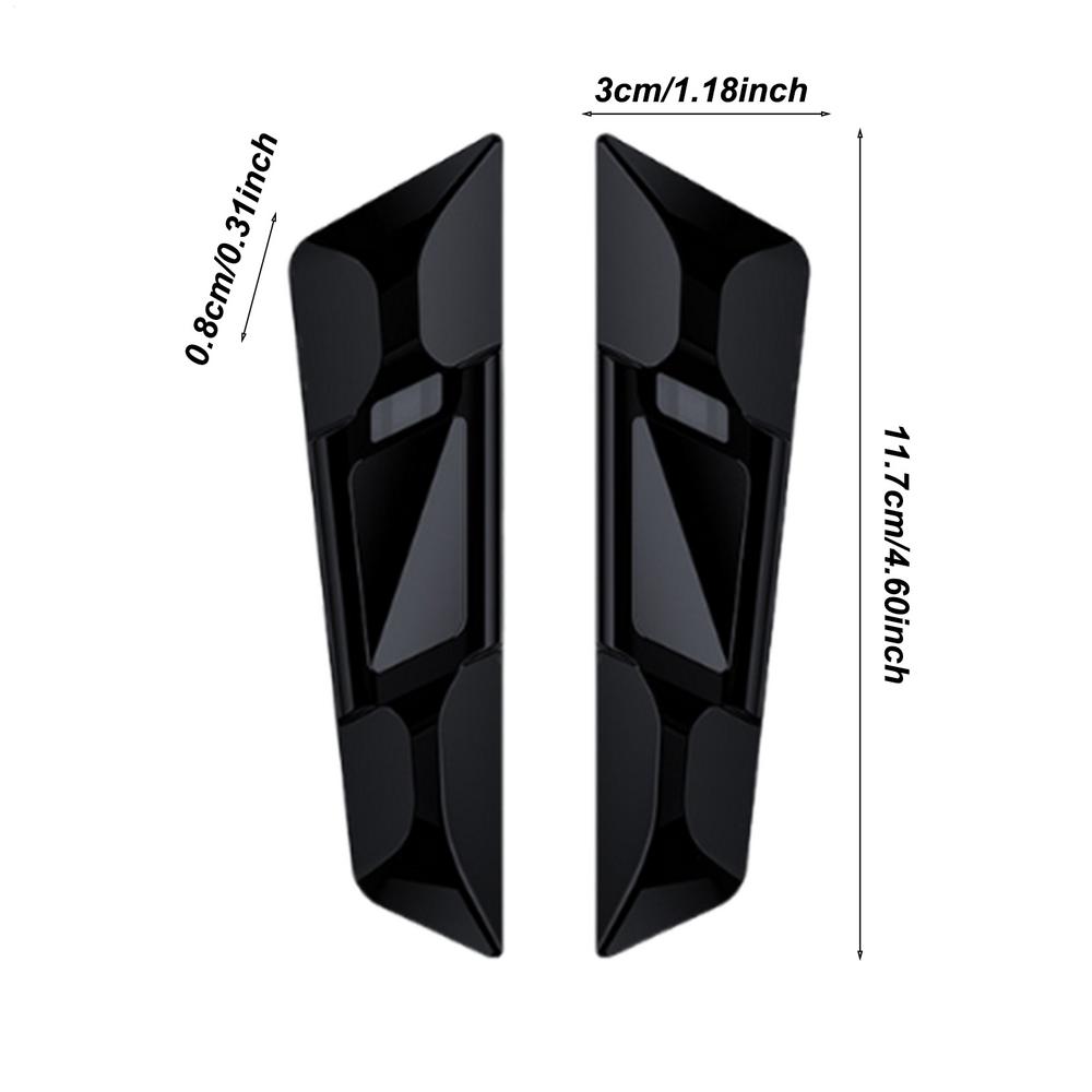 2pcs Car Door Edge Guards Rubber Bumper Anti-Collision Strip Anti-Static Protector Strip Corner Adhesive Car Accessories