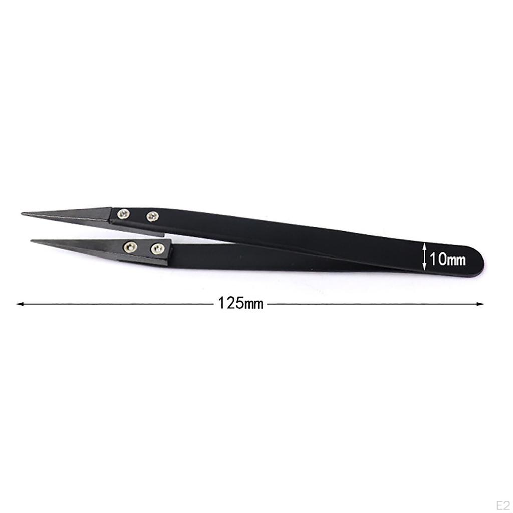 Ceramic Tweezers Anti Non-Conductive Maintenance Tool for Electronic Components Circuit Board