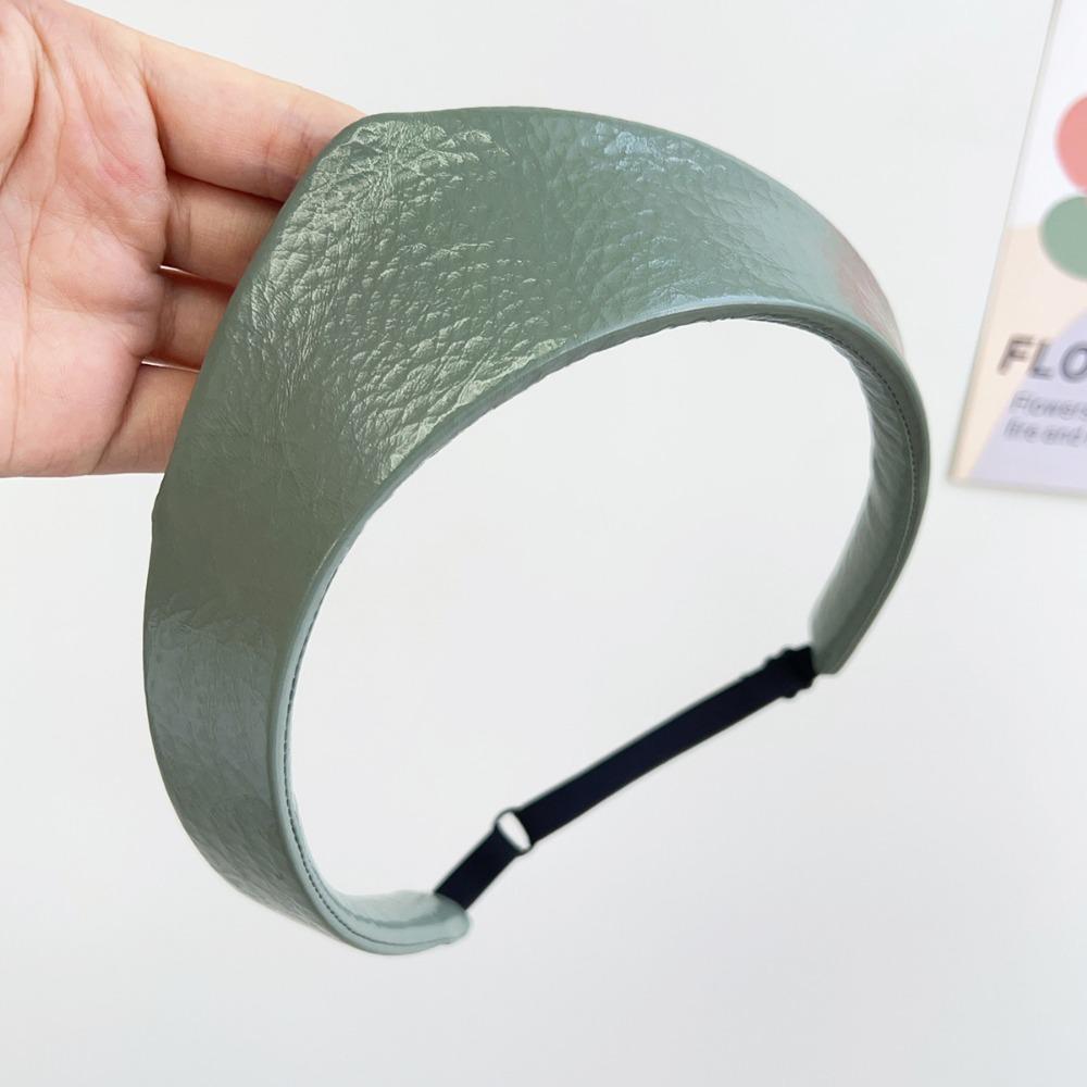 Leather Women Headband Adjustable Hairpin Headband Fashion Hair Hoop  Ladies Headwear