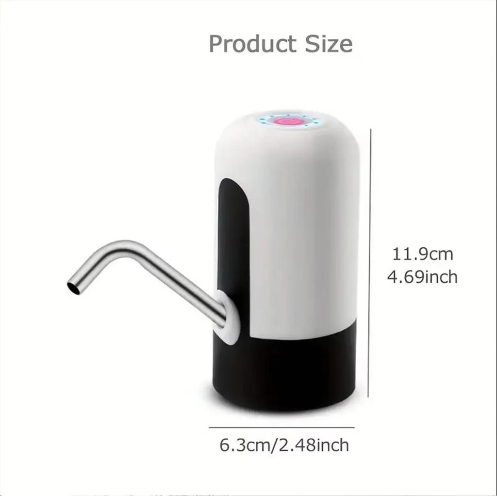 Electric water pump, rechargeable water dispenser, portable water dispenser, easy to install, one click operation