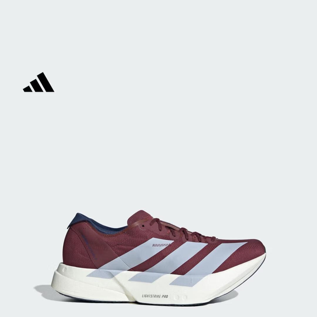 Adidas ADIZERO ADIOS PRO 4 Ультралегкие амортизирующие беговые кроссовки Adidas JR1245 38.5 красный