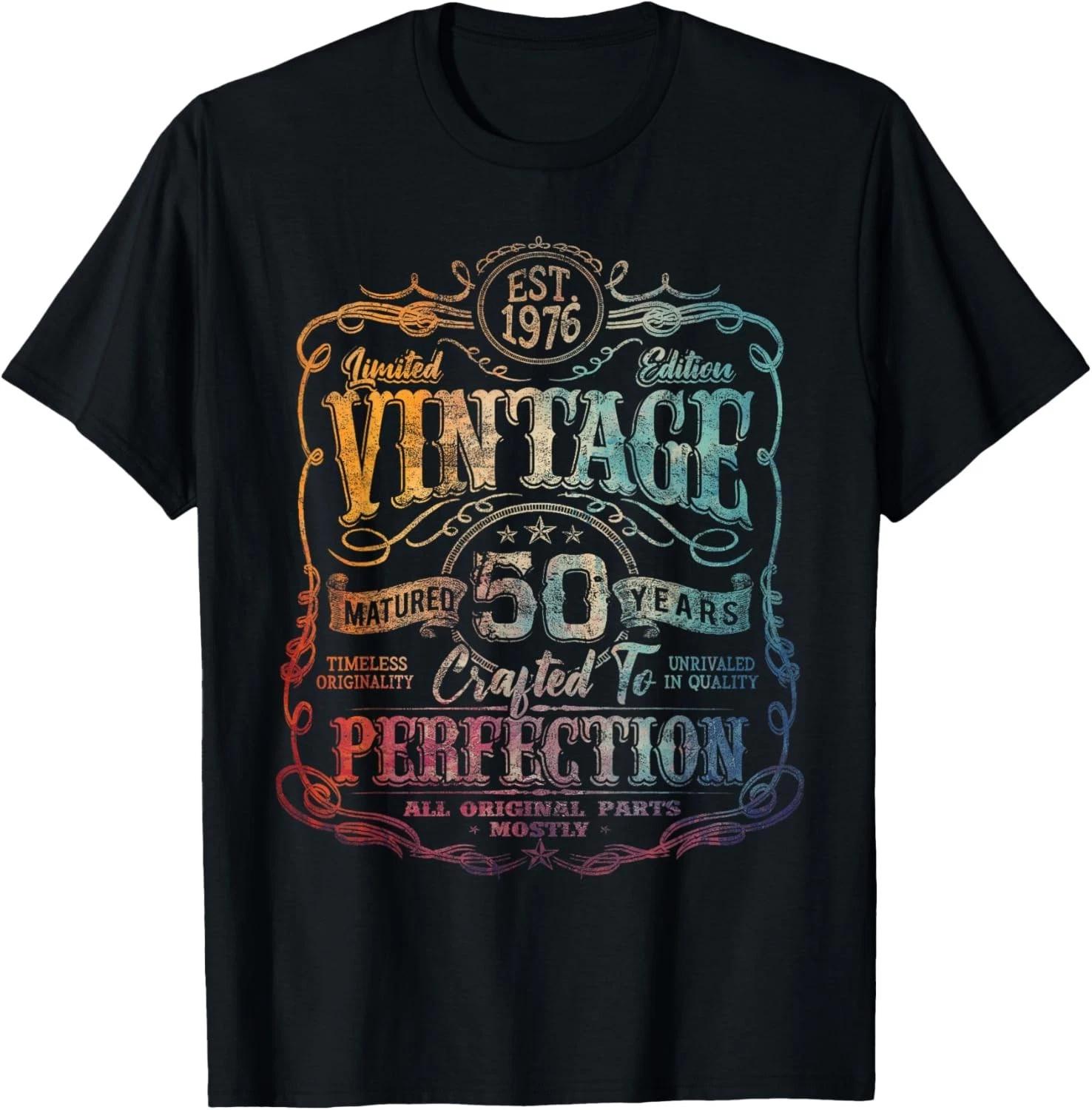 Vintage 1976 Limited Edition Shirt 50 Year Old 50th Birthday Gift Unisex T-Shirt 3XL