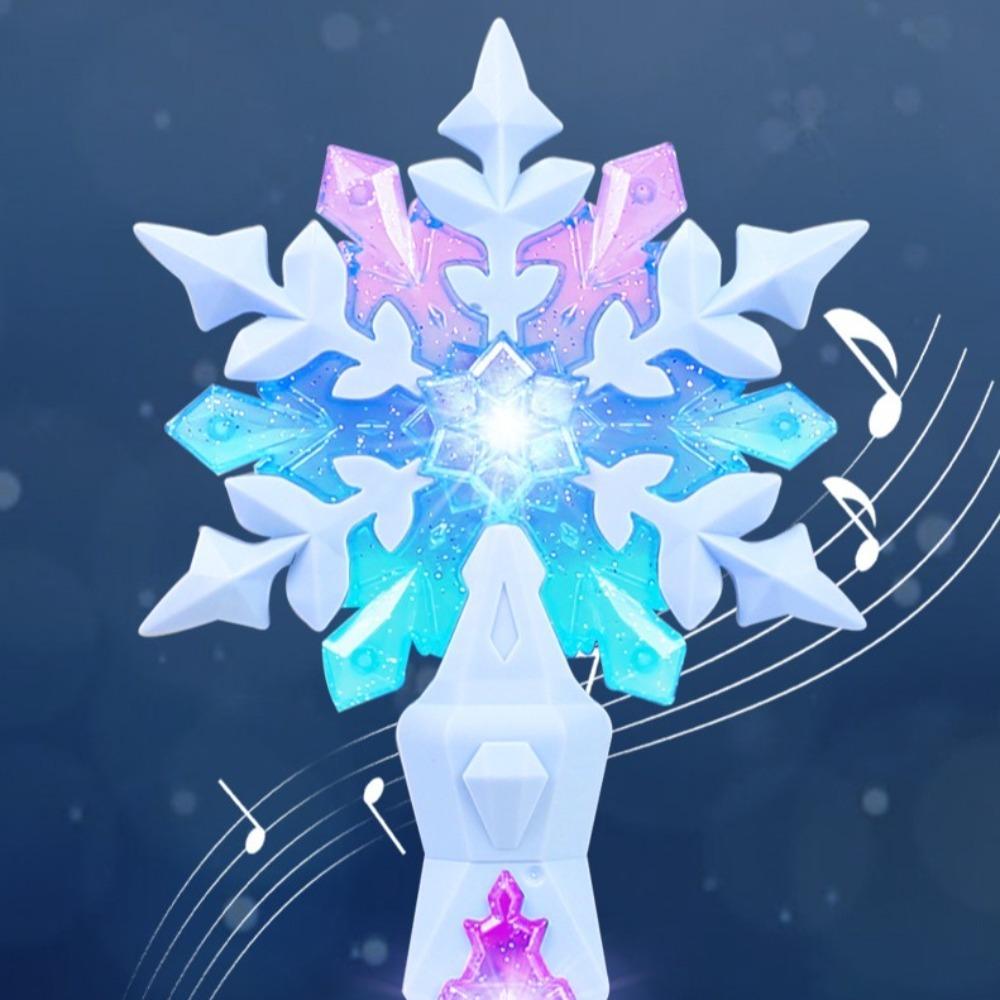Glowing Sticks Light Up Snowflake Wand With Jewelry Set Glow Snowflake Wand  Children