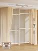 Floor-Standing Clothes Rack: Bedroom Hanger, Retractable Drying Rod, Coat & Hat Rack.
