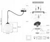 CEILING HANGING LAMP SPIDER BALL BLACK LED 15cm