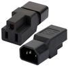 Upgrades IEC320 C14 Male to NEMA 5 15R Female Power Cord Adapters Tool Easy Installation for Data Center Equipment