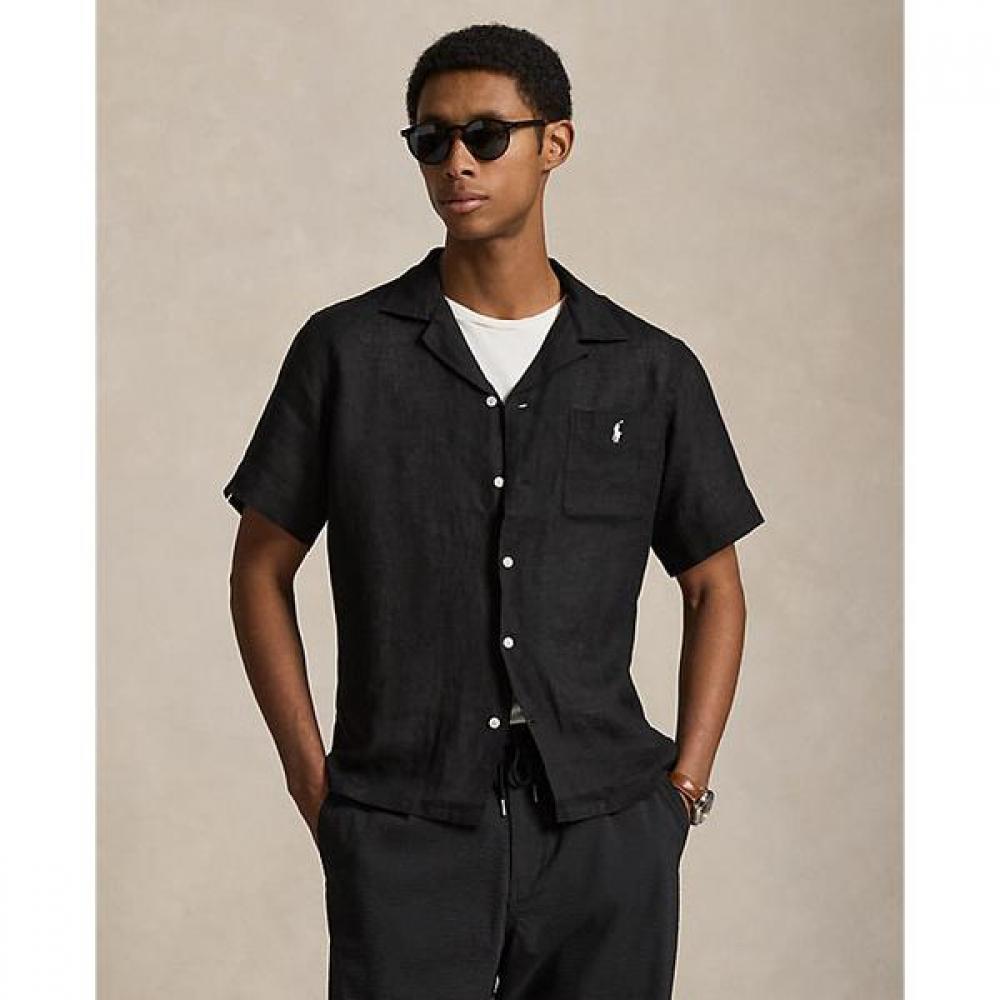 Polo Ralph Lauren Men S claSSic Fit Linen Camp Shirt Mnpowov1n821009001 S