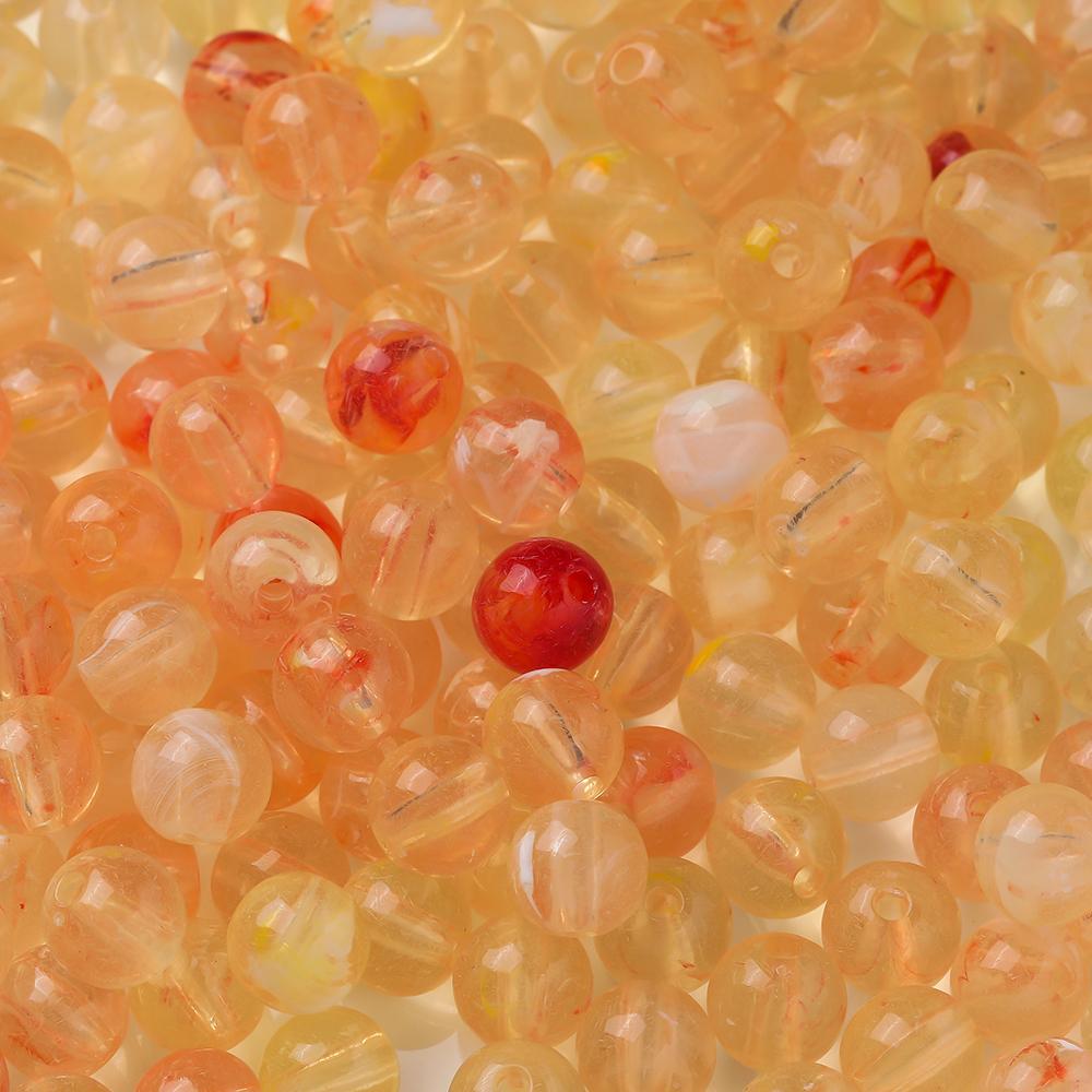 20pcs/Lots Acrylic Imitation Stone Round Beads Spacer Loose Beads for DIY Earrings Necklaces Bracelets Jewelry Making Supplies