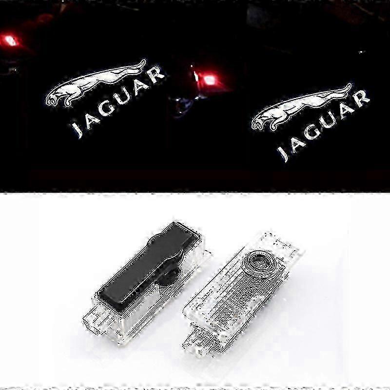 2PCS Car Door Logo Light LED Welcome Lamp JaguarZZ47