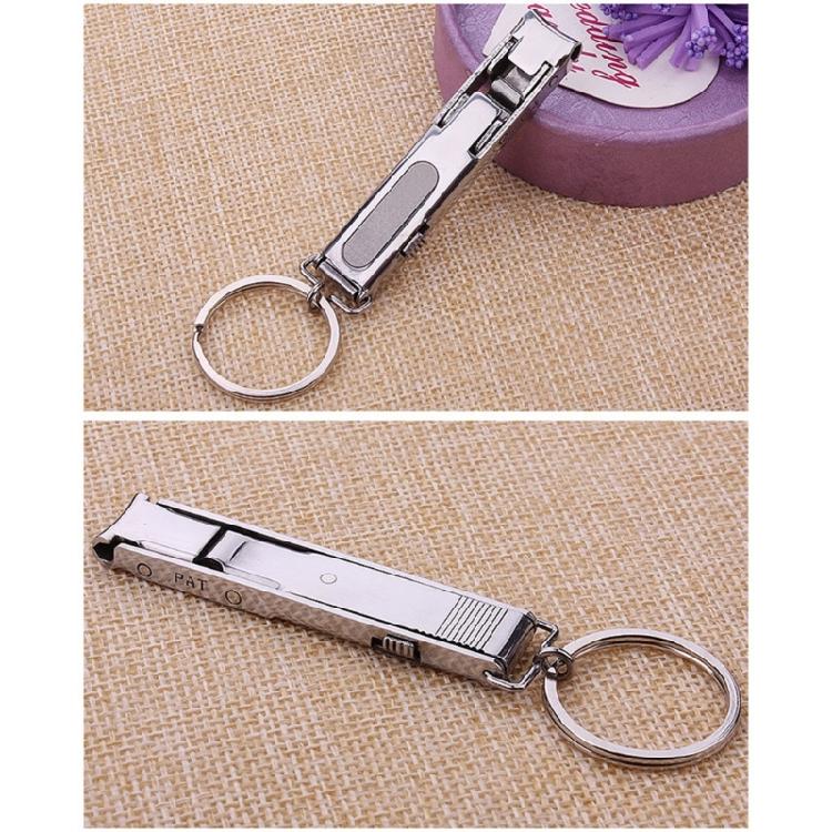 Stainless Steel Nail Clippers Fingernail Cutters with Nail File for Men Women