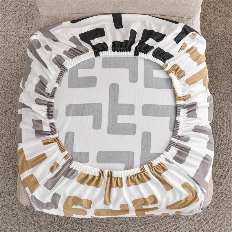 Buchstabenmuster Stuhlbezug Elastisch Weich Atmungsaktiv Rutschfest Geruchlos Sitzbezug Wirtschaftlich Maschinenwaschbar Stuhlschutz