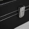 12-Slot Watch Display Box Lockable Watch Box with Velvet Lined for Men's Watch Collection