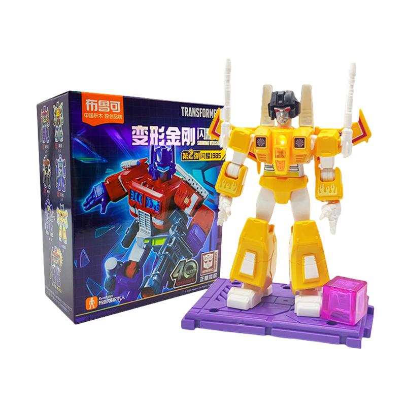 Blokees Transformer Optimus Prime Building Blocks Transforming Bumblebee Action Figure Robot Model Kids Gif