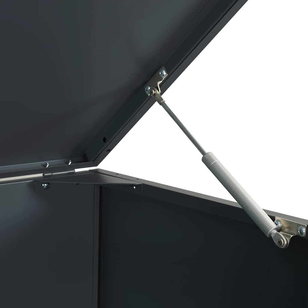 4 Ton Waste Bin Enclosure In Anthracite 276 X 79 X 117 Cm Steel