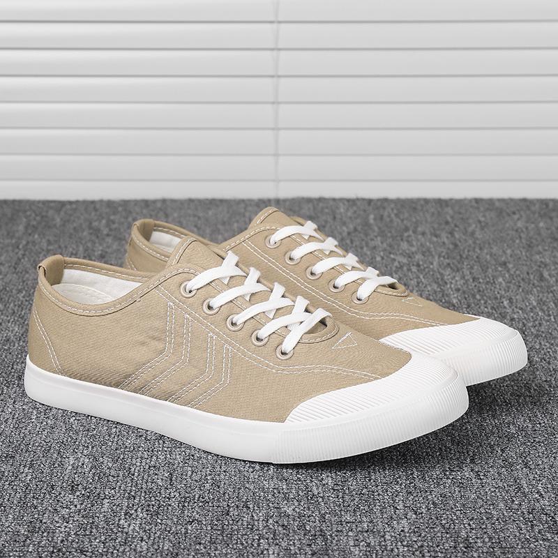 Fashion Canvas Casual Shoes Men lace up breathable Outdoor Walking Footwear Surface Flats Men Shoes Loafers Boat Shoes men flats