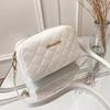 2026 Tassel Women's Small Crossbody Bag Trend Diamd Grid Embroidery Camera Women's Shoulder Bag Fashi Chain Crossbody Bag