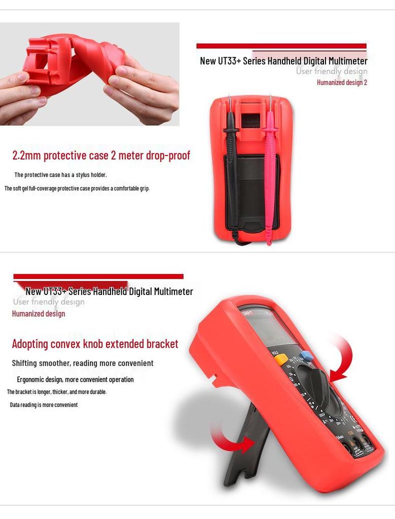 Uni-T Mini Digital Multimeter UT33 Series (A+/B+/C+/D+)