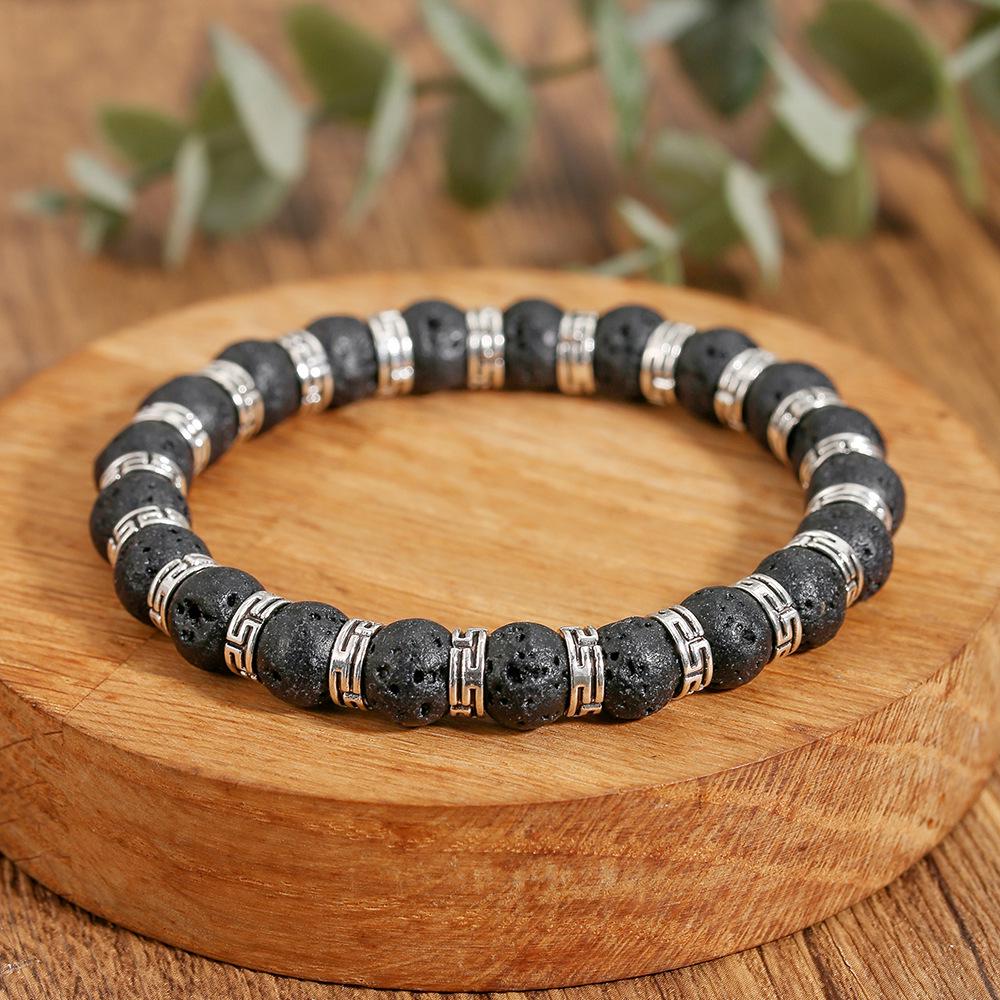 Bracelet Élastique Tigre Oeil en Cristal Européen, Bijoux en Perles de Pierre Naturelle