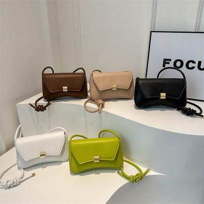Modische Ein-Schulter Einfache Beliebte Sommer Verstellbares Schulterriemen Design Pendler Kleine Quadratische Tasche