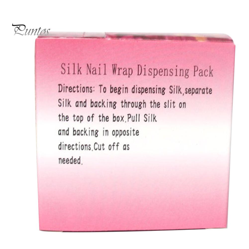 Buy Puntos 1 Roll Selfadhesive Silk Nail Wrap Tape Protective Sticker