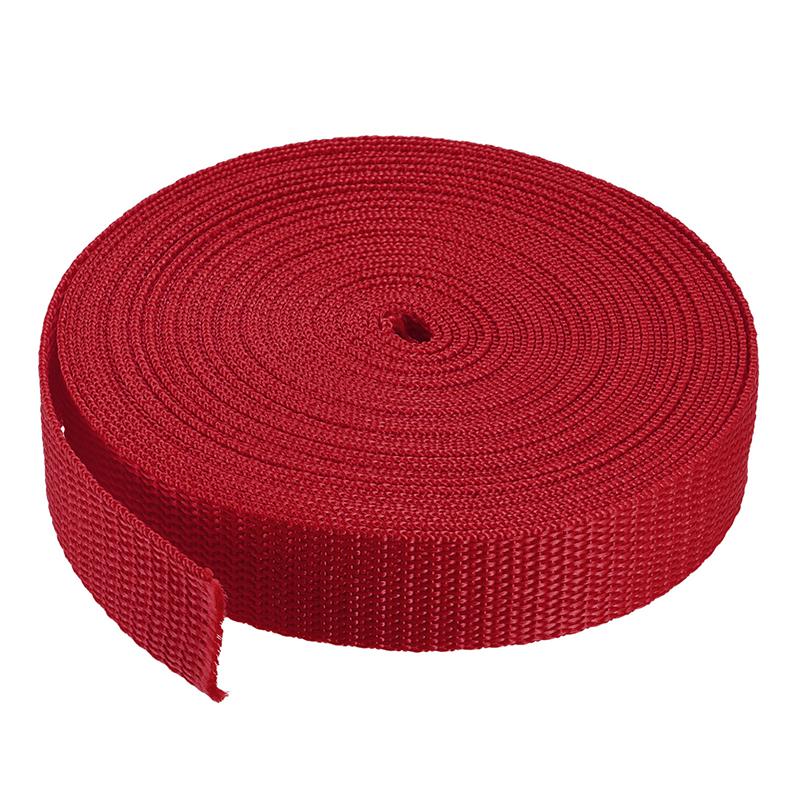 10 Yards 25mm Polypropylene Webbing Strap Belt Tape Heavyweight Strapping Band for Outdoor Tent Accessories Sewing Bag Luggage