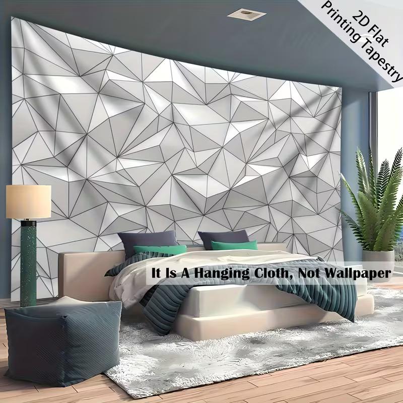 

2D Geometric Triangle Pattern Photography Background Cloth 47.2x31.5inch/120*80cm