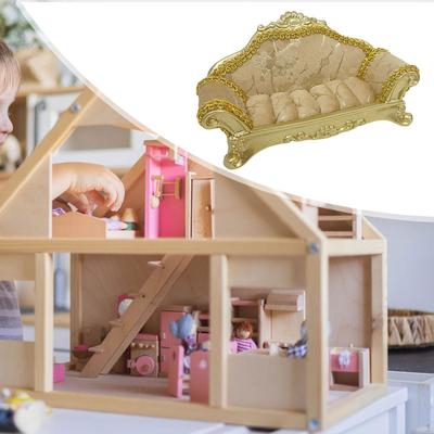 Couch Jewelry Display Stand Earring Stud Home Decoration Dollhouse Ring Bearer Box Rings