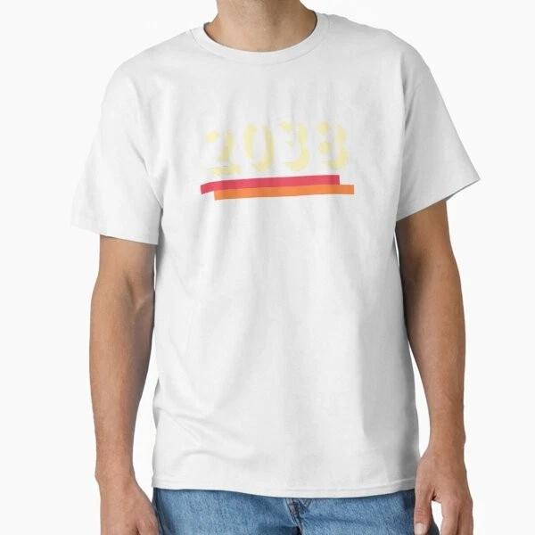 Born In 2038 Classic Tshirt Made In Usaaus Tshirt S2xl S
