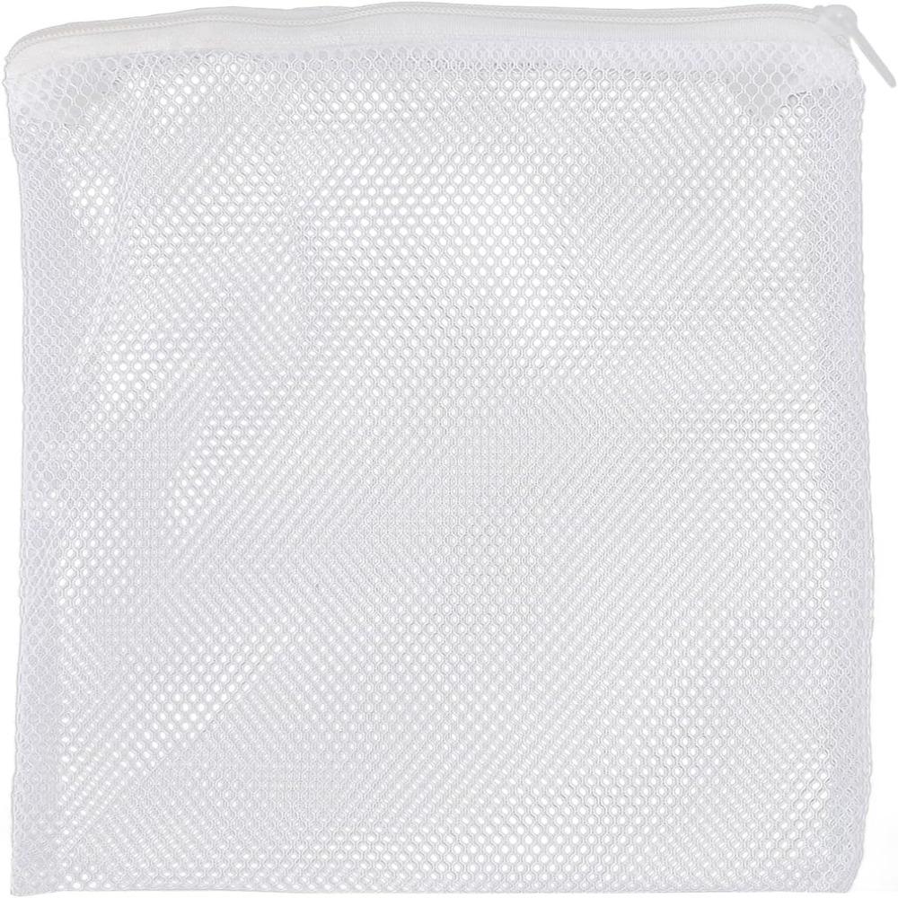 10PCS White Filter Media Bags Zipper Closure Fish Tank Bags Durable Aquarium Media Bags