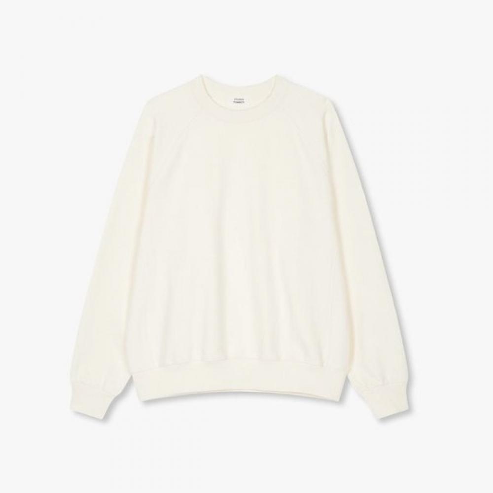 Studio Tomboy Back Logo Sweatshirt 9105322104ct Ivory/FREE