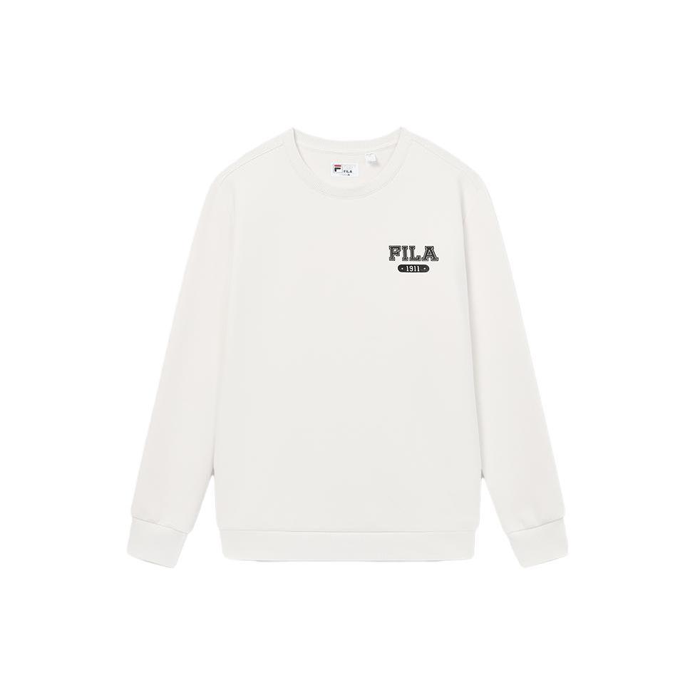 FILA Sweatshirts Men s Ivory Crew Neck Moderate Regular F11M339210FIV XL