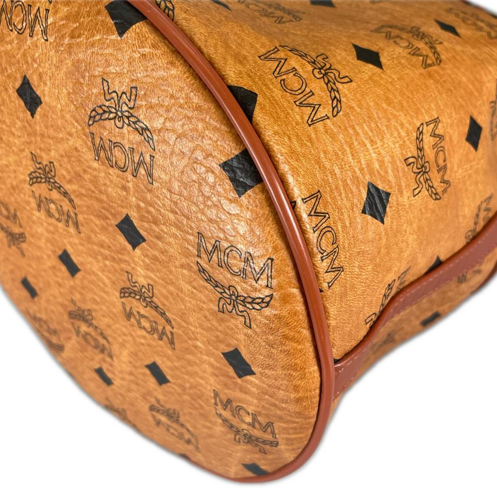 MCM Vicetos Handbag Brown Women Drawstring bag used