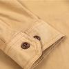 Spring and Autumn Men's New Loose All-match Multi-pocket Shirt Jacket