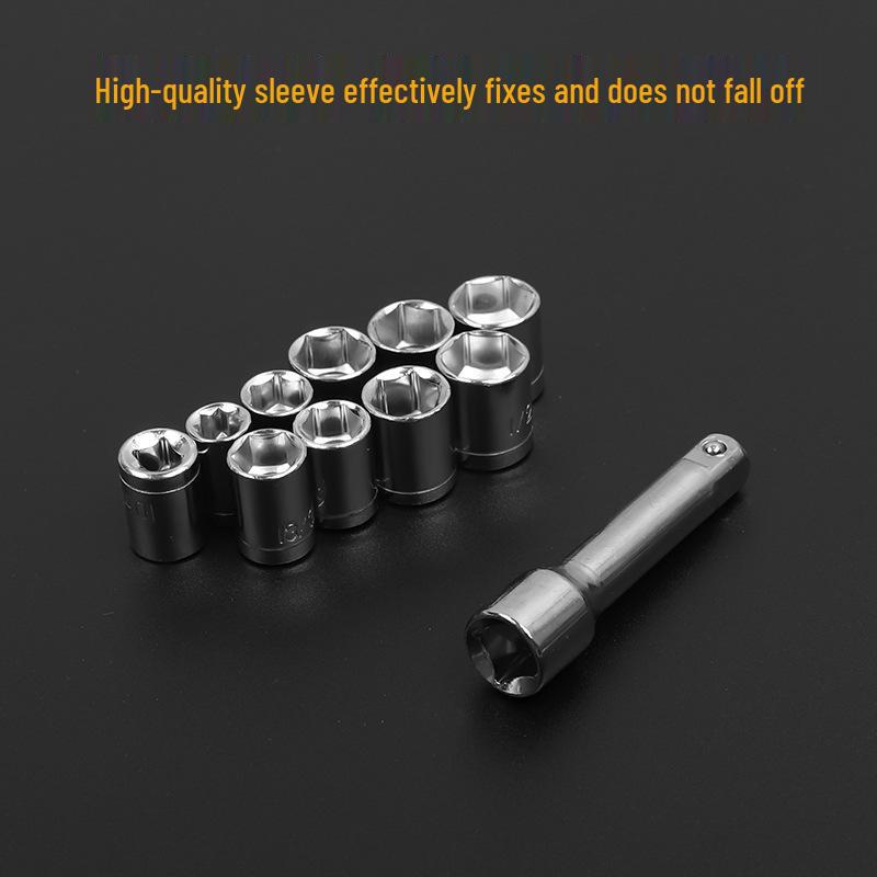 40-Piece Car & Motorcycle Repair Tool Set: Wrenches, Sockets & Ratchet for Home Mechanics
