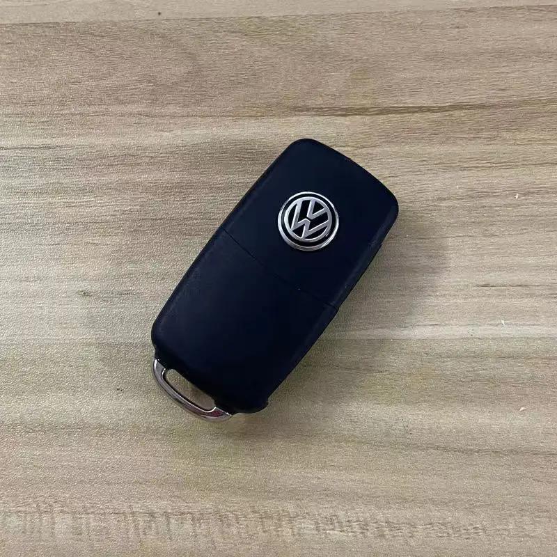 2025 Hot Car Key Stickers Auto Control Keychain Accessories For Volkswagen VW GTI Rline R Polo Golf Passat Magotan Tiguan Jetta