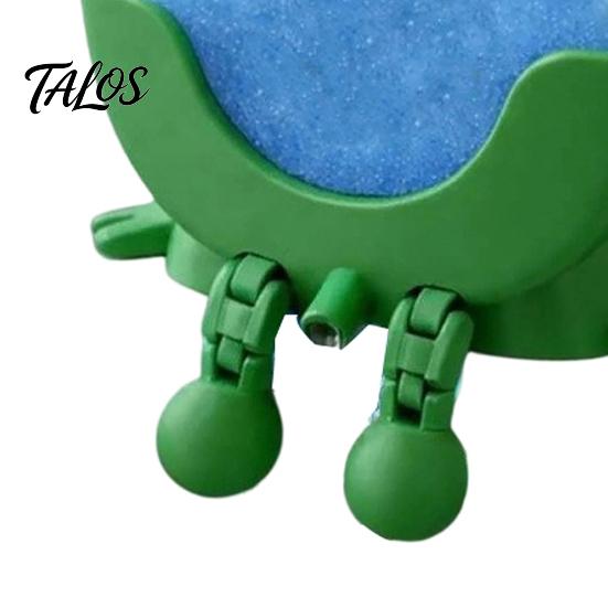 Hollow Diversion Sponge Holder 3D Printed Smiling Face Holder, Cartoon Character Dish Drying Rack Cute Man Shaped with Drainage Design, Multi-Color