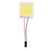 Universal 8Pcs 12V 48 SMD COB White LED Panel T10 Car Interior Light Dome Map Reading Lamp Bulbs