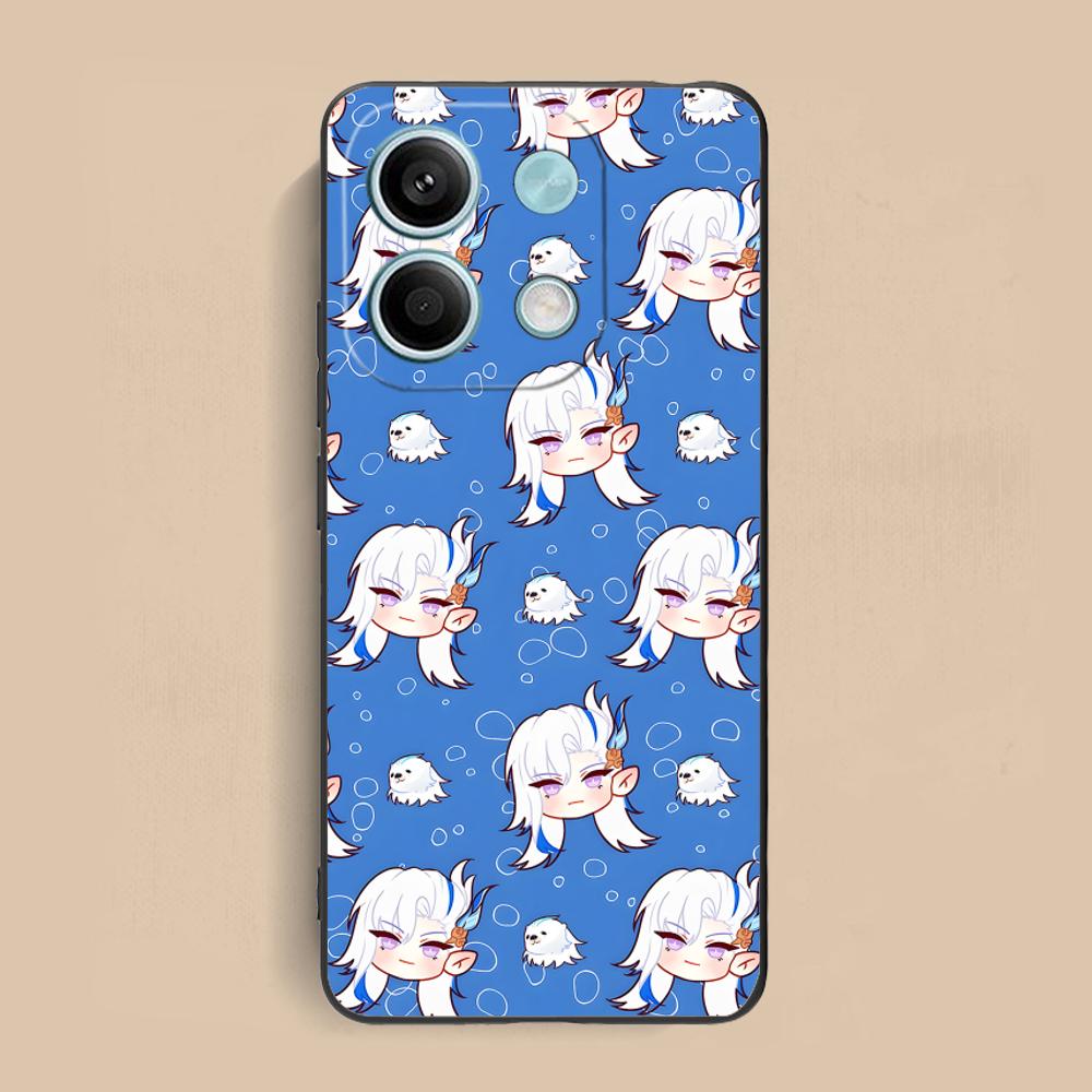 

Game GI Neuvillette Matte TPU Mobile Phone Case for Xiaomi Redmi Note 14 13 12 11 S Pro Plus 4G 5G Colorful Printing Cover Redmi Note 11S 4G