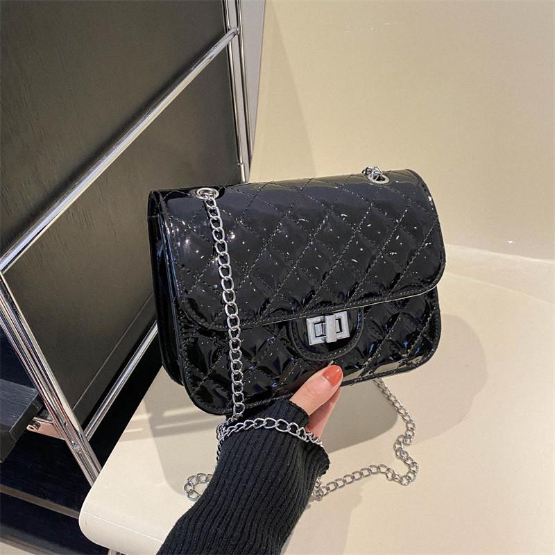 Trendy Korean Style Mini Shoulder Bag For Women In Chic Black Or Pink Color