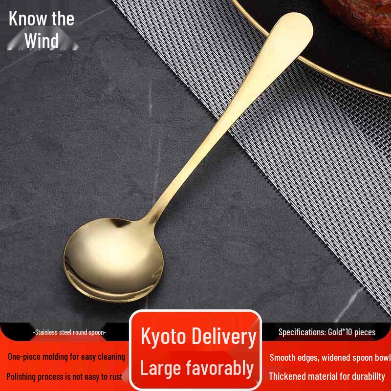 Stainless Steel Round Spoons