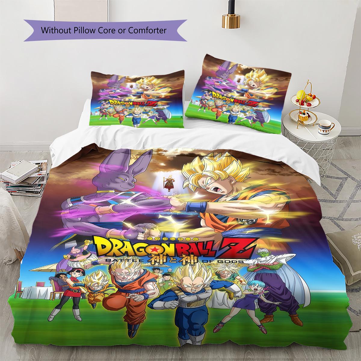 

Dragon Ball Multi-Scene Bedding Set Soft Breathable Duvet Cover Fashion for Bedroom 135x200cm